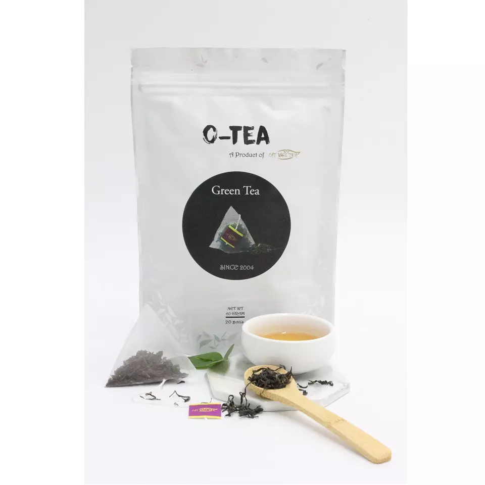 Best Selling Pyramid Tea Bag (60g) Green Tea For Daily Drink With HACCP ISO HALAL Certification Exported From Vietnam