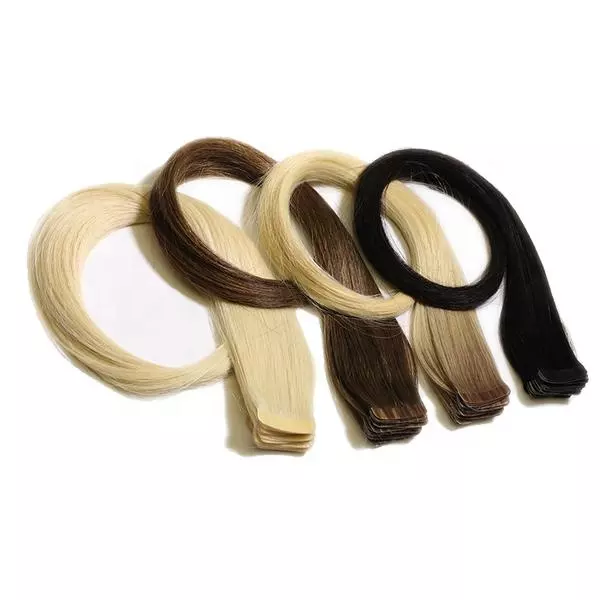 Hot Sale!! 100% Real Human Hair Invisible Tape Hair Extensions