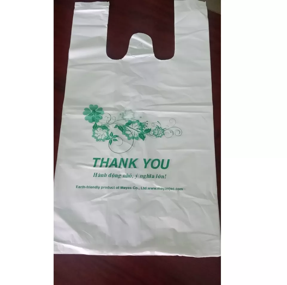 T Shirt Bag Transparent Storage Roll Bag Packaging Clear Plastic Bag Custom Logo High Quality Made From Vietnam