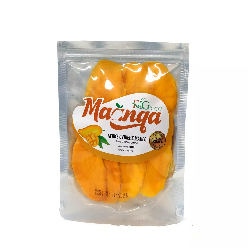 Soft Dried Mango High Quality from Vietnam exporting to Russia market