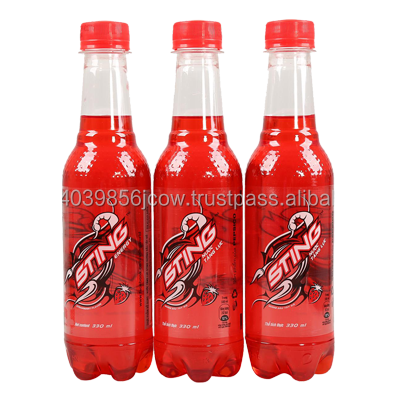 Energy drink Sting strawberry in pet 330 ml
