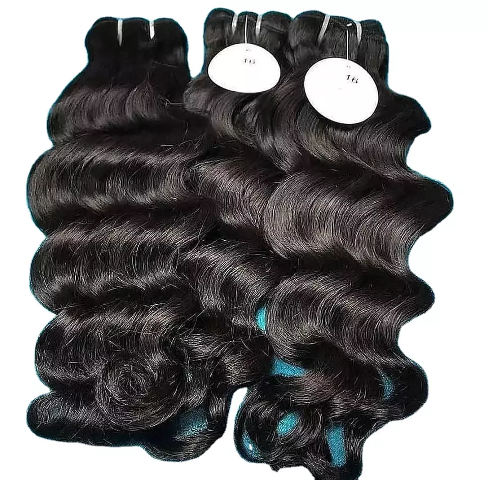 Virgin Vietnamese hair water wave hair extensions cuticle aligned double drawn all length customized