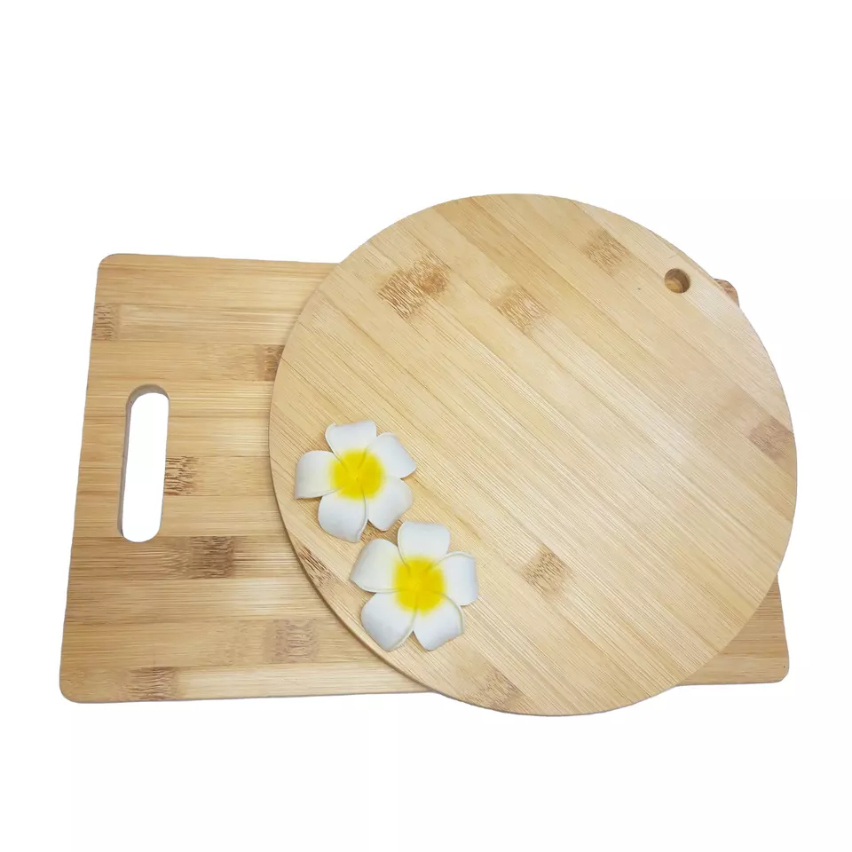 Hot Sales Customized Design Single Piece Package Rectangle Bamboo Cutting Board