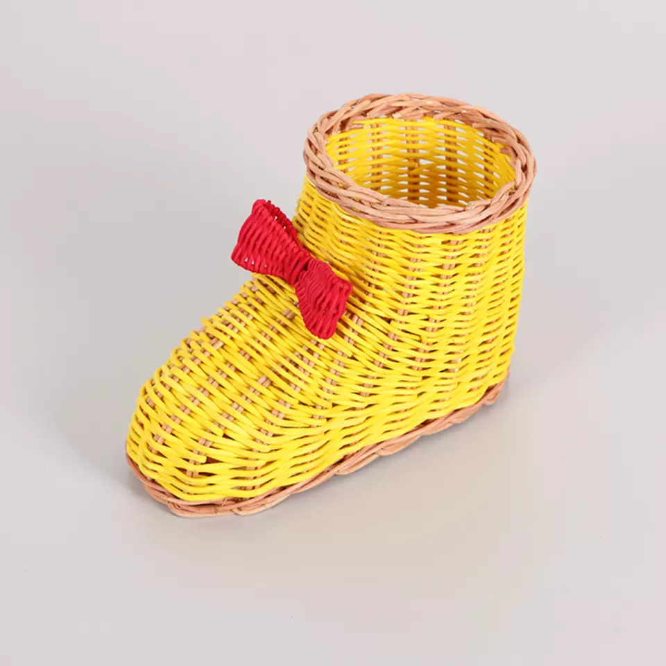 Natural Eco-friendly Rattan Christmas Decoration Rattan Christmas Boots for Christmas Decoration made in Vietnam from Keico