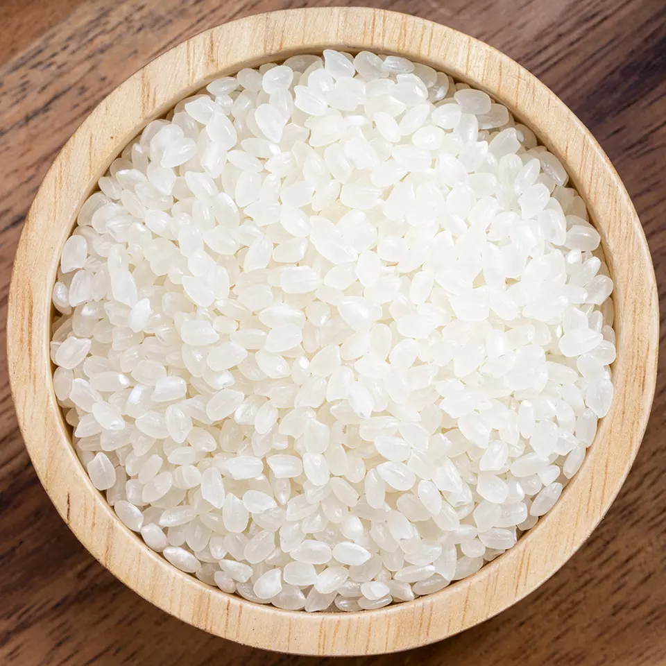 Good Quality New Crop Soft Texture Dried Style Short-Grain Rice White Japonica Rice 10% Broken From Vietnam