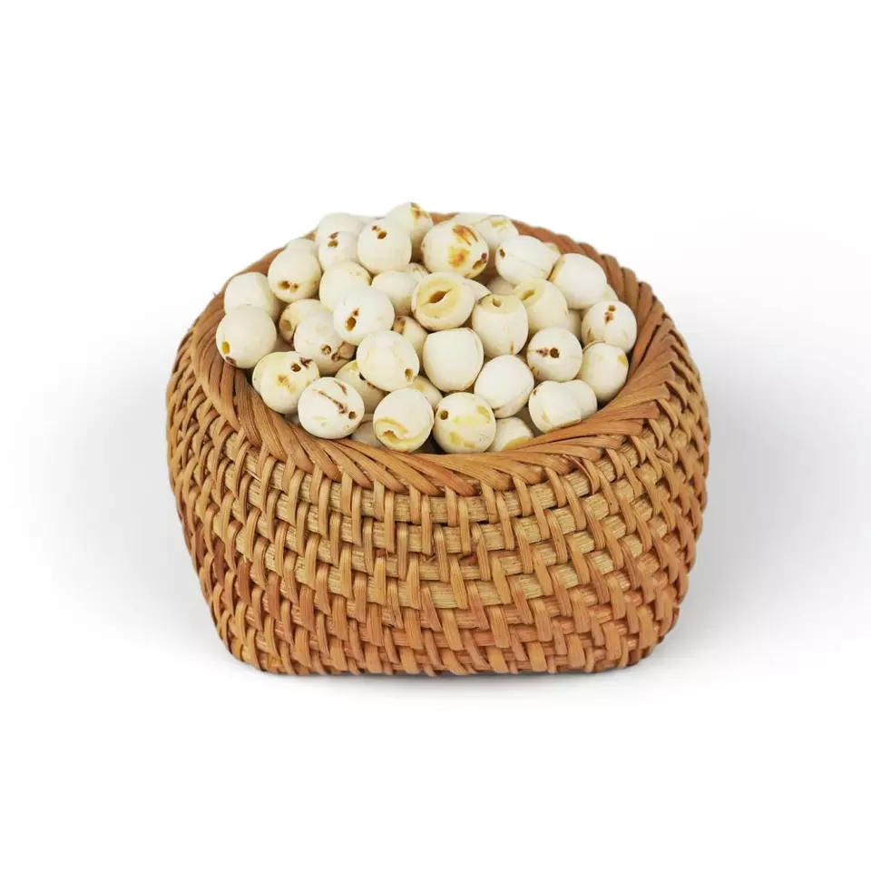 White Color Ivory Lotus Seed Particle Shape Nuts Peeled Off 100% Purity ISO Certificate Dried Lotus Seeds from Vietnam