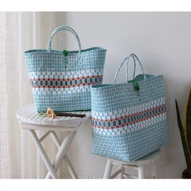 Color Checkered Shopping Basket - Environmental Protection Bag Women Fashion OEM ODM Service Customized Handbag Hot Selling