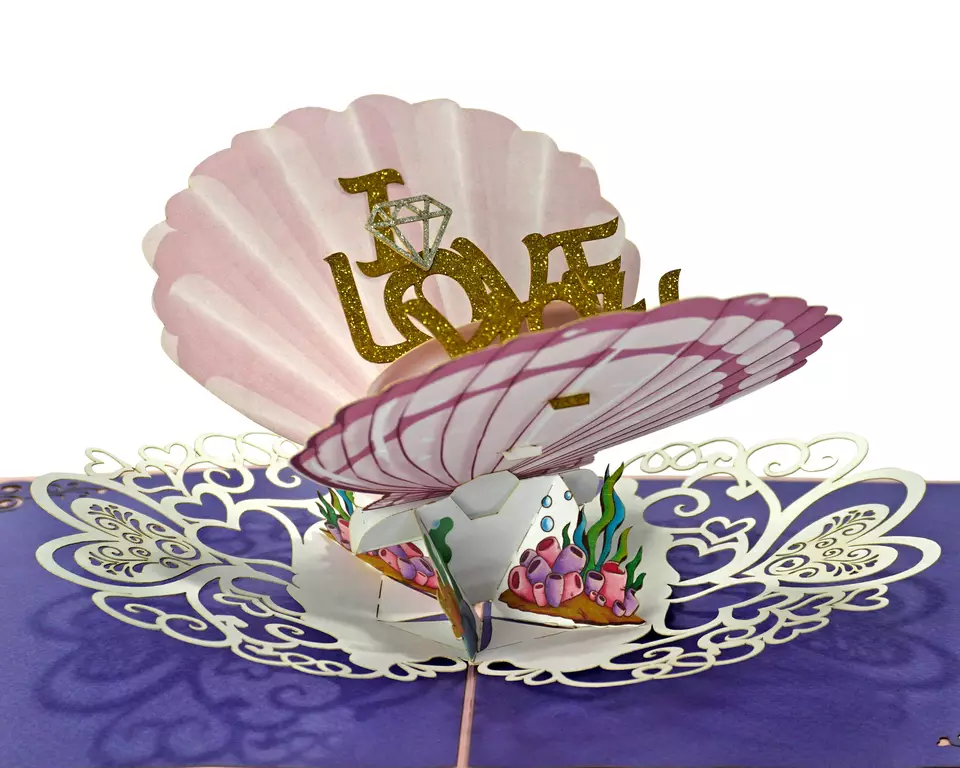 New Model 3D greeting Popup card for Valentine's Day 2022 and Custom Design 3D Popup card in bulk supplier
