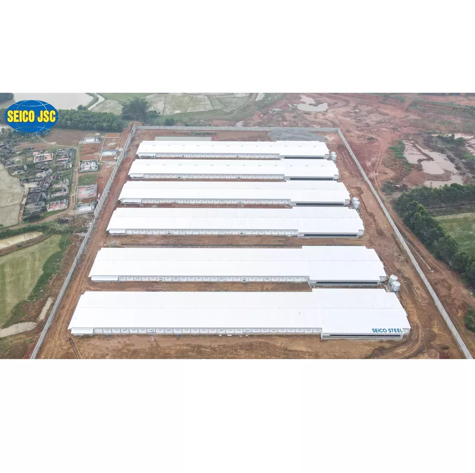 Animal Feed Mill Customized Wholesale High Quality Steel Structure Factory Viet Nam Light Steel