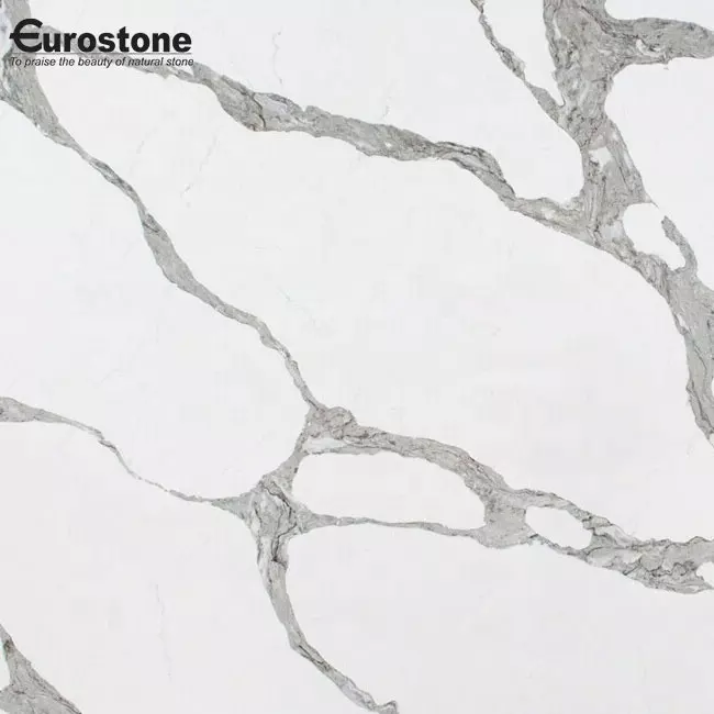 EQ392 Calacatta Statuario Maximum quartz stone EP102 Quartz Stone Slab garden lavabo floor vietnam manufacture