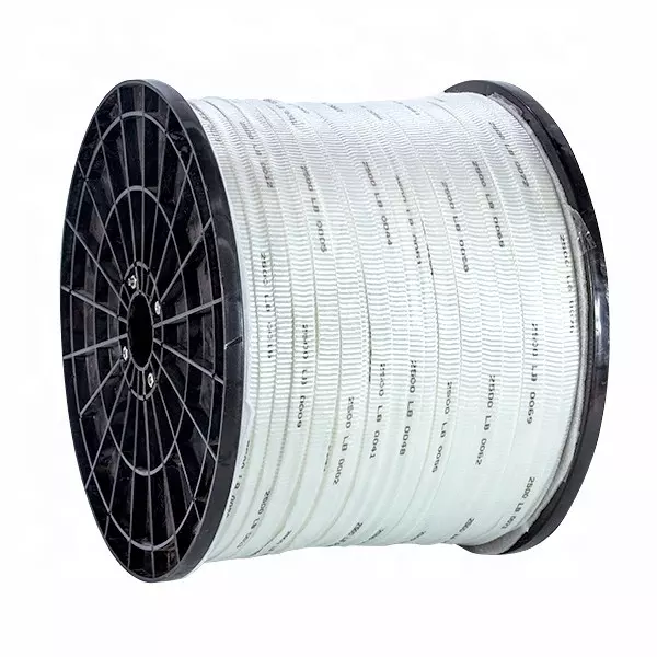 Polyester Pulling Tape for Conduit PET Cord Strap Asia Dragon ISO9001:2008 White or Black Pulling Optic Cable
