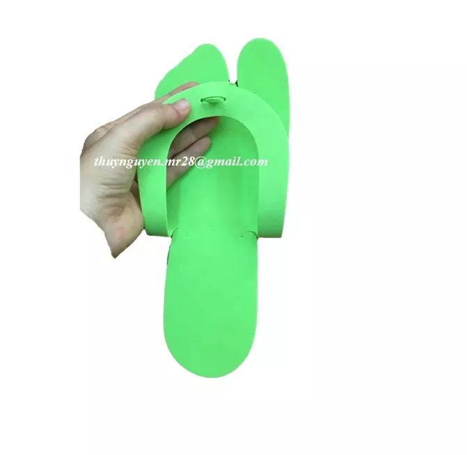 mr-28 disposable pedicure flip flops eva slippers foam slipper for nail salon hotel spa vietnam flat quick use easy 2021