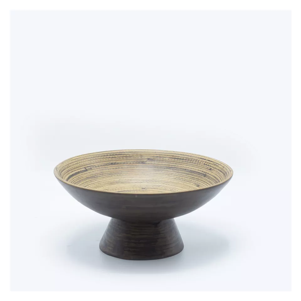 Wooden Seriving Tray Bamboo Food Serving Tray Cheap Custom Bamboo Round Shape Food Contact Safe Thanh Nam Craft Custom Size