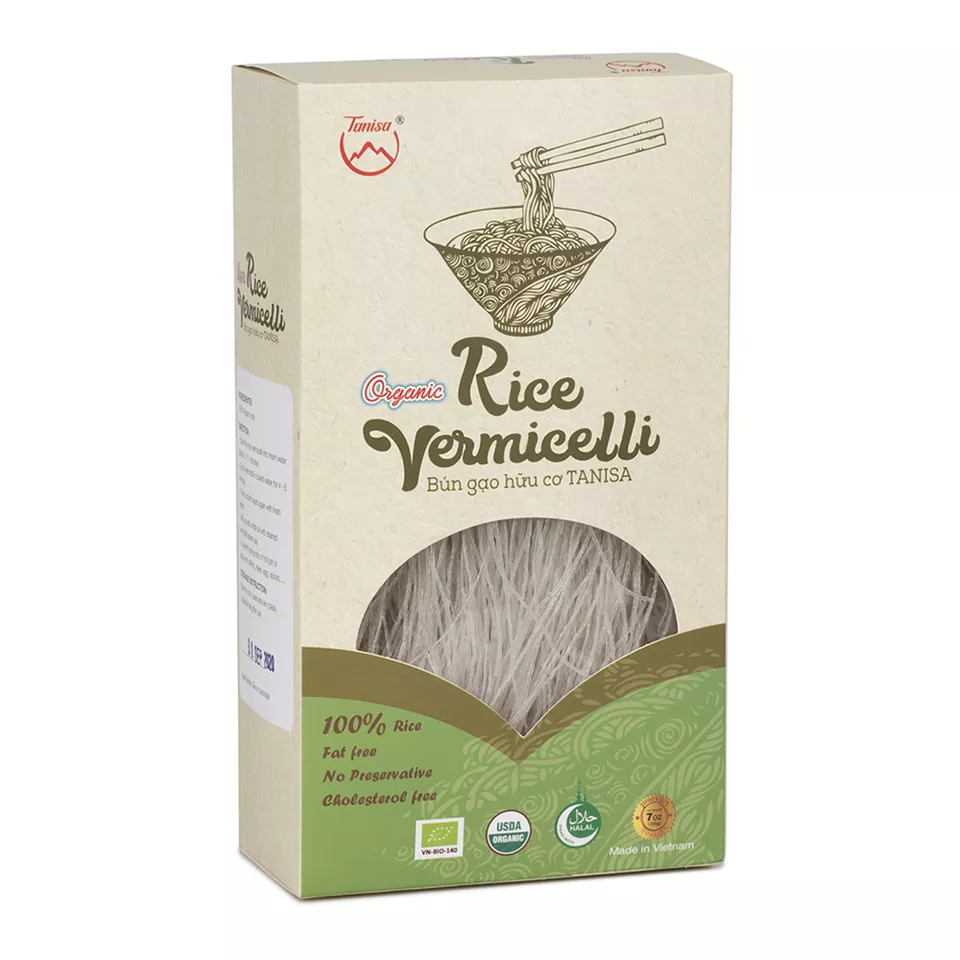 Best Sale Low Price Organic Rice Vermicelli Noodle Manufacturing Factory ISO Certified OEM Custom