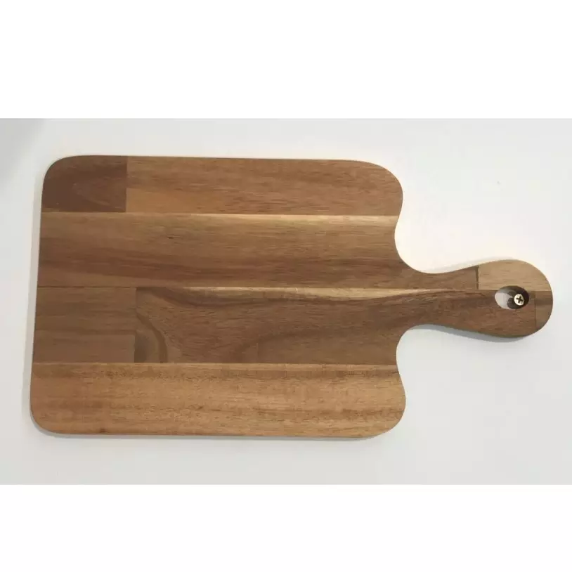 Wooden Cutting Board - with smooth edges and handle - Vietnam Rectangle Acacia Wooden Chopping Board- ODM, OEM