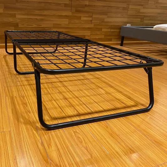 Wholesale Factory Price Hotel Indoor Modern Metal Frames Foldable Guest Bed