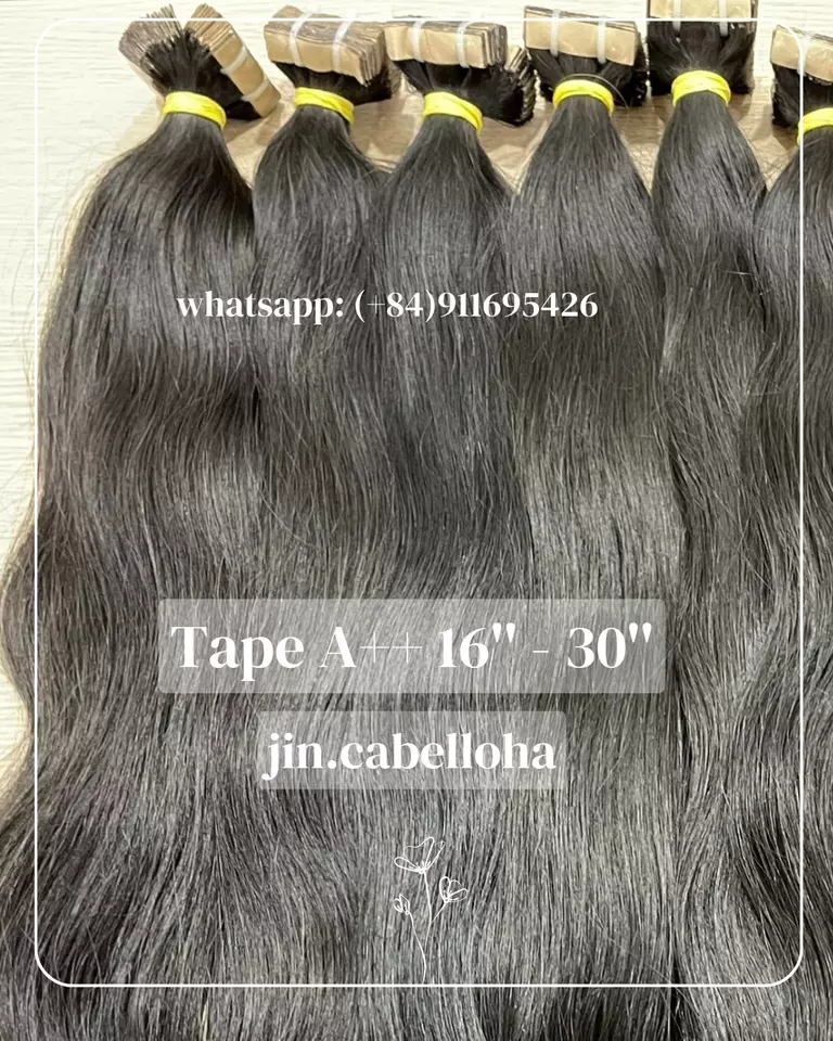 Wholesale Raw Vietnamese Hair Human Tape in Hair Extension 100% Virgin Tape in hair Extension 100human hair