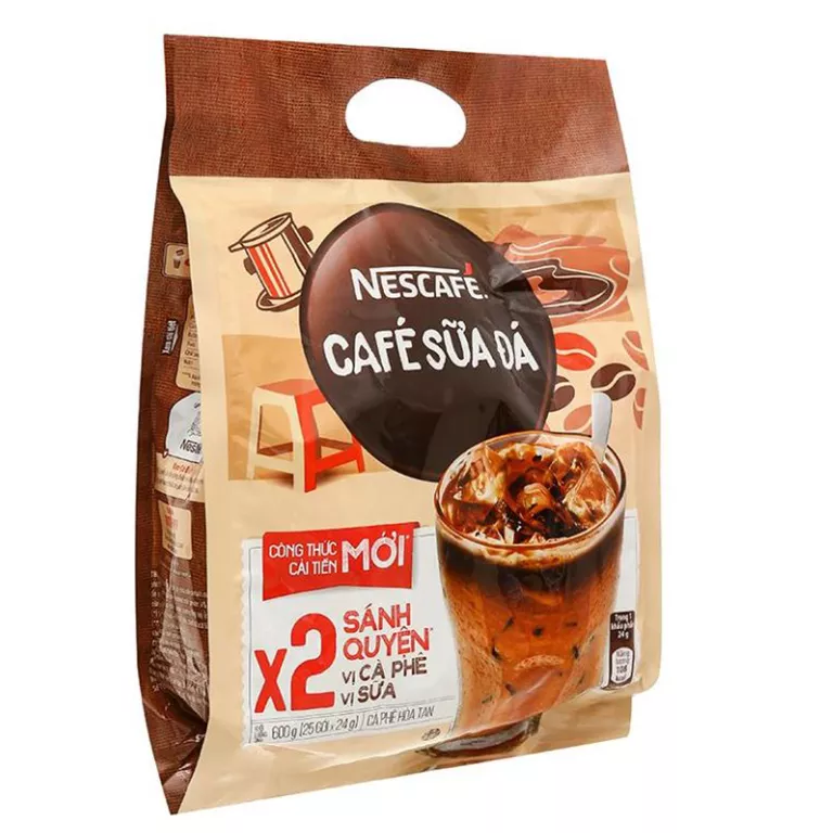 Wholesale Nesscafe 3in1 Iced Milk Instant Coffee Bag 600g/ Vietnamese Instant Coffee Nesscafe