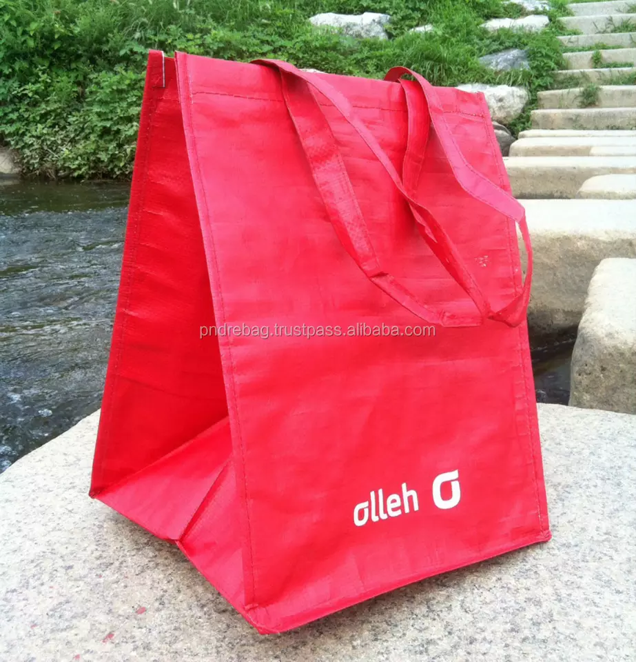 Hot sales PP woven shopping bags with lamination