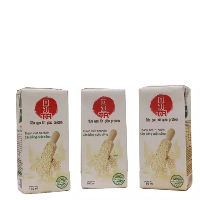 Wholesales Beautify Skin Ojita High Protein Brown Rice Milk Daily Use Sterilised Pack Oem Vietnam Product