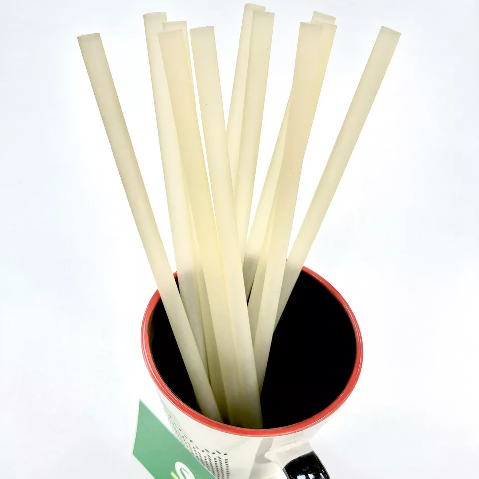 Disposable Biodegradable Cocktail Drinking Eco Friendly Straws Natural Wholesale from Vietnam