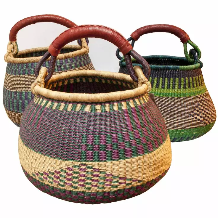 Handmade craft basket seagrass basket vietnam cheapest wholesale