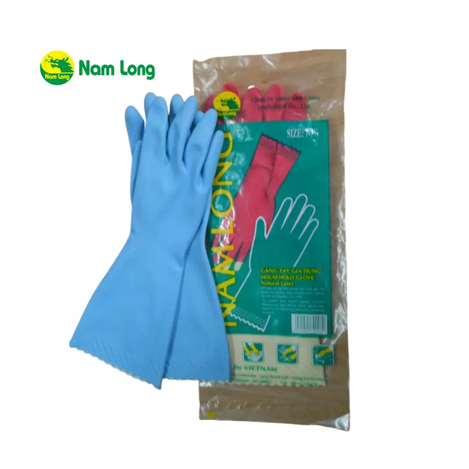Household Gloves Natural Latex 31cm made from 100% natural latex safe for user for clean and wash