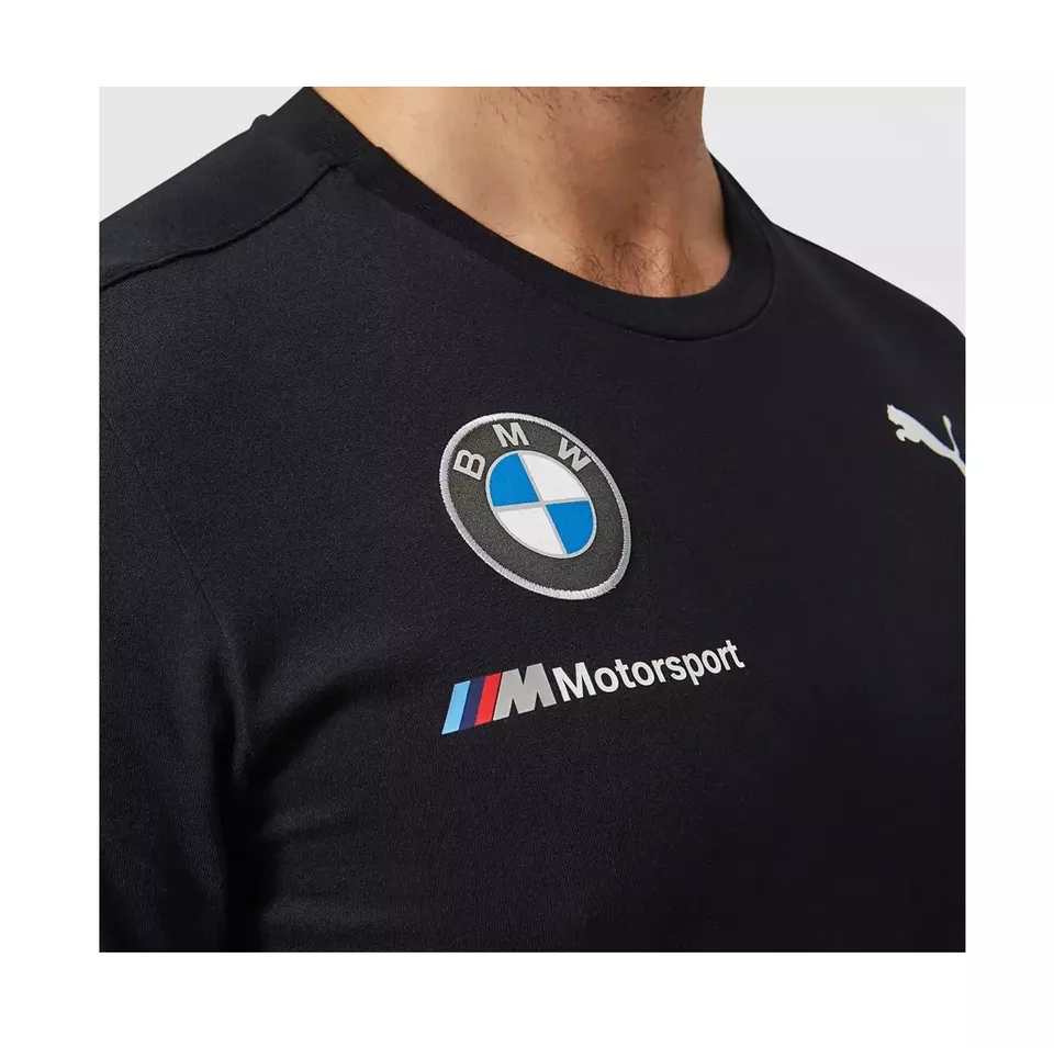 Wholesale Men's Clothing Men's T-Shirts 100% Cotton O- Neck Short Sleeve Embroidered High Quality BMW Shirt