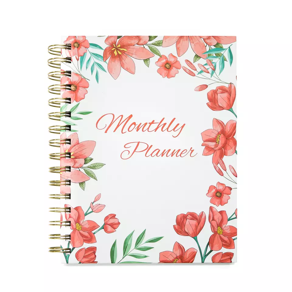 Customized 2022 Schedule This Planner Daily Plan This Fashionable Business Office Calendar A5 Coil Notebook English Book