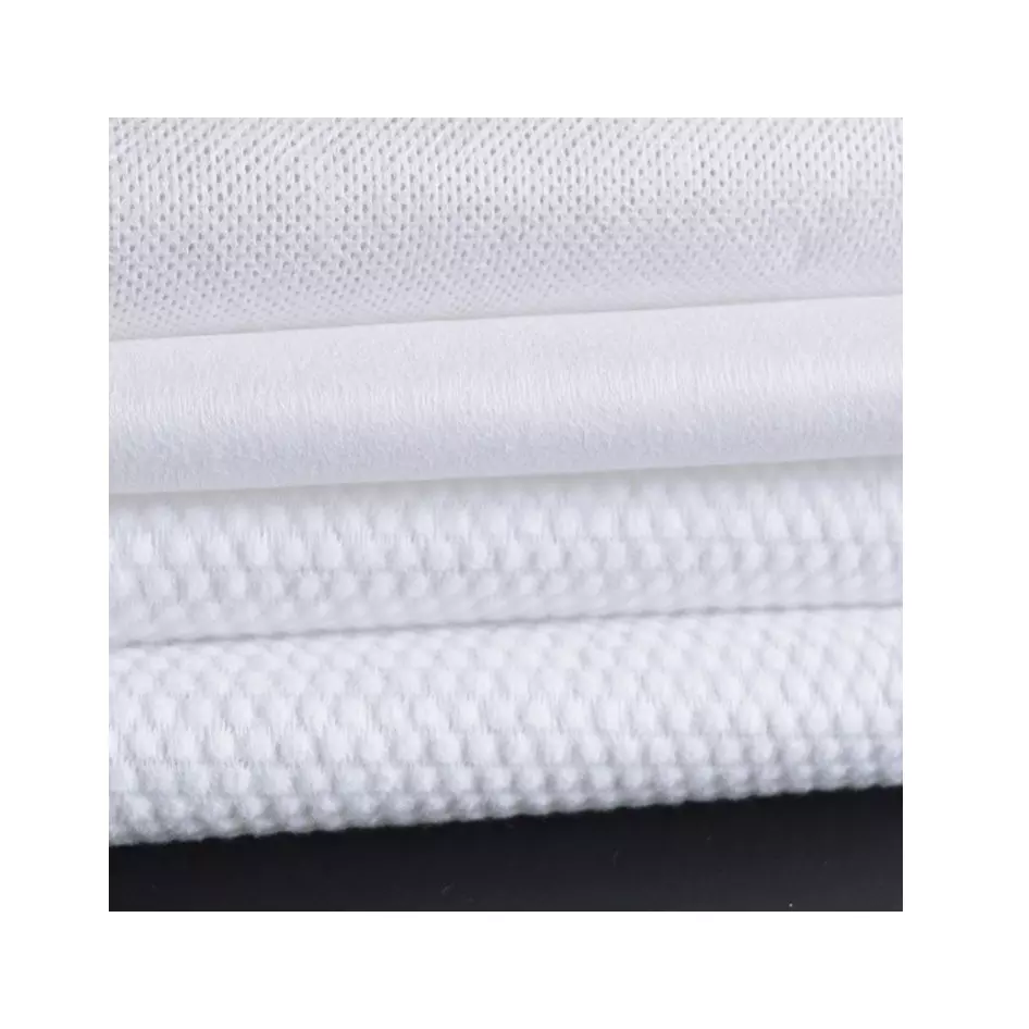 Spunlace fabric Pattern/Plain Non-woven Fabric Soft Absorbability No Fluffiness And Completely Safety For Sale