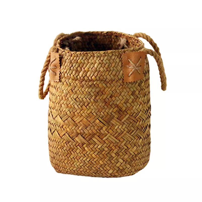 Seagrass deco flower pot basket made in Vietnam