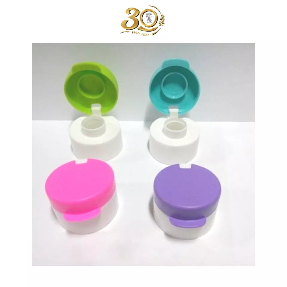 Wholesale Round Flip Top PET Engineering Plastic Shampoo Bottle Flip Top with screwcap customization available