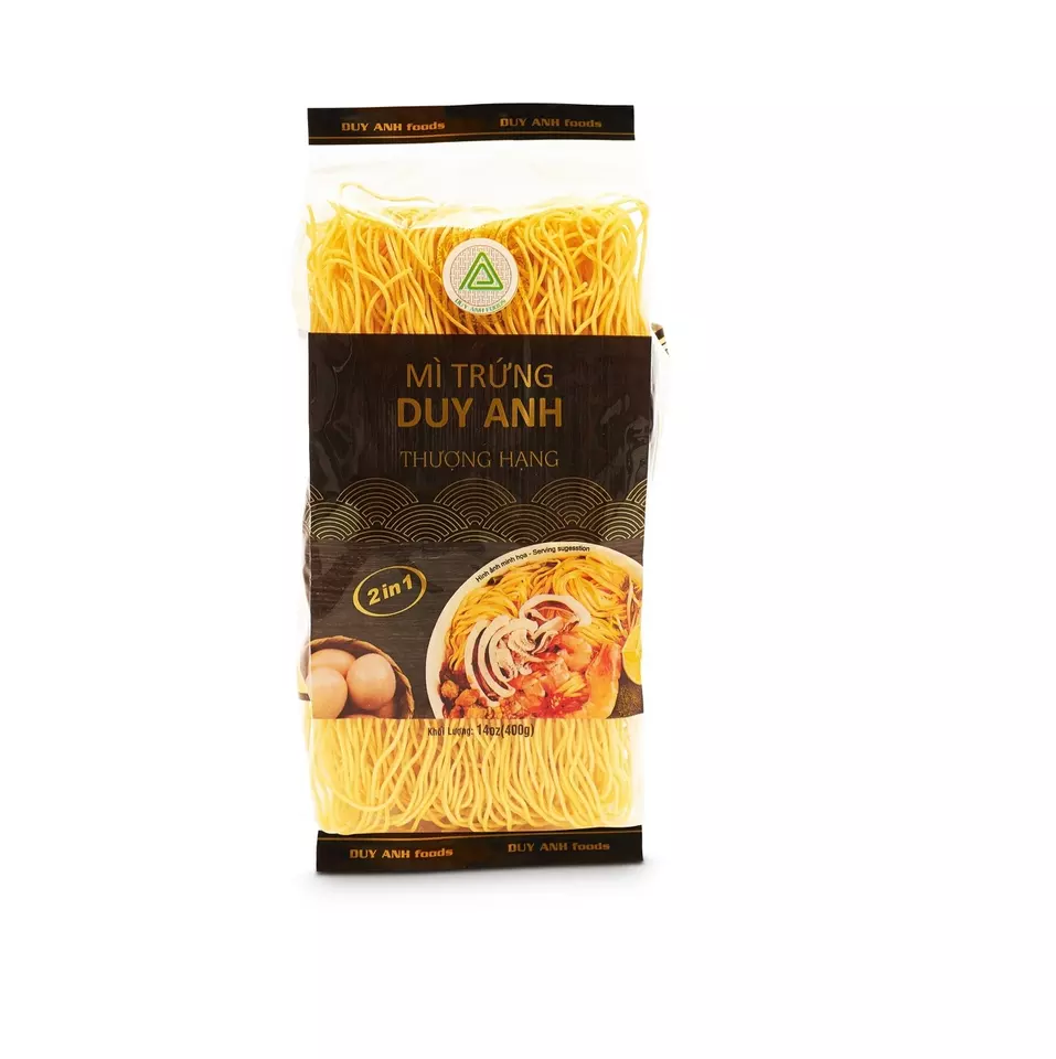 Hot ItemEgg Noodles with bag package 400g from Vietnam in bulk hot pot spicy flavor cheap instant noodle