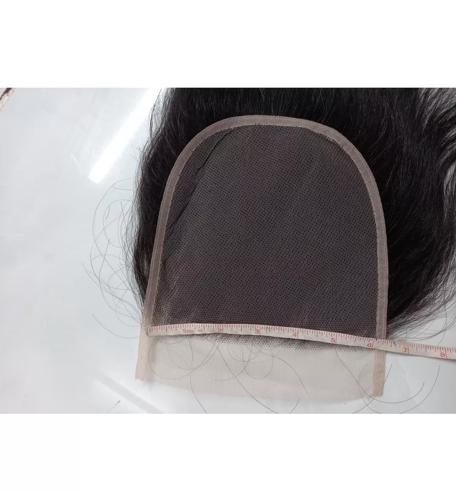 New Trends Transparent HD Thin Lace Frontal Closure, Cuticle Aligned Pre Plucked Virgin HD Hair Lace Frontal 6x6