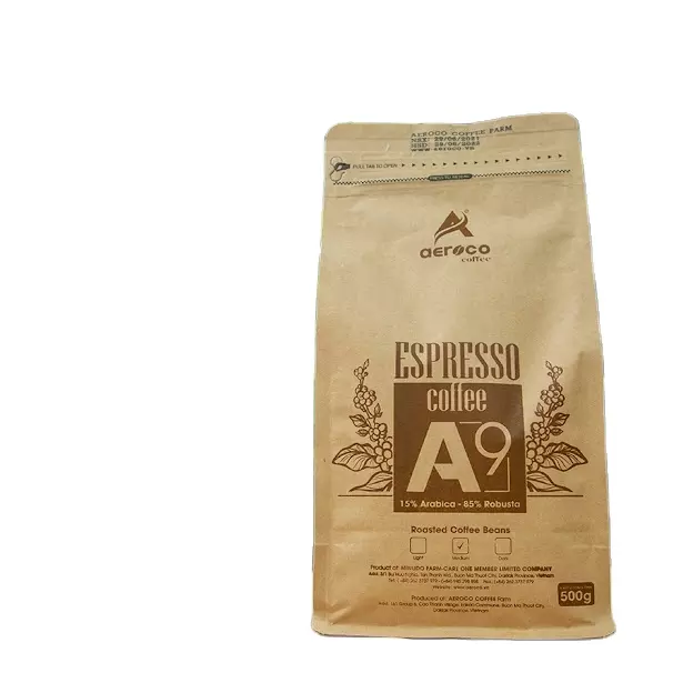 Aeroco Coffee Roasted Bean A9 Espresso Medium Roasted Blended Type