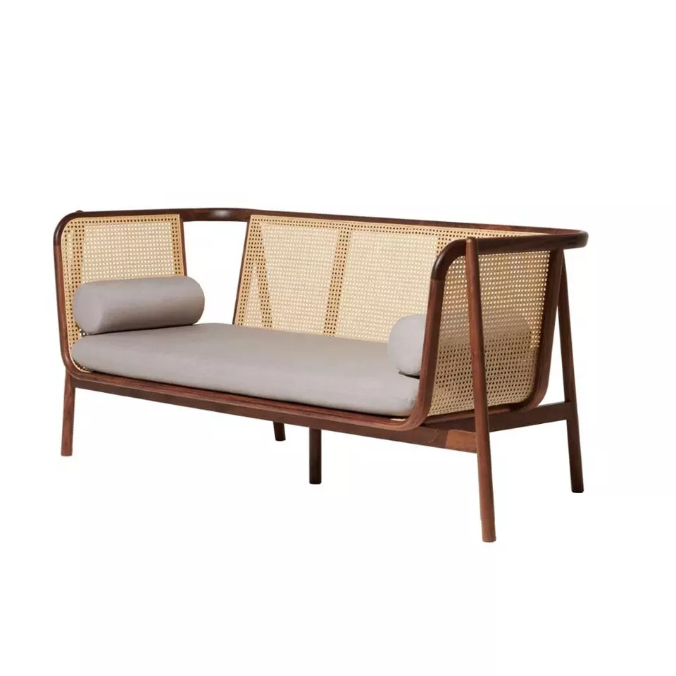 Factory Price Luxury Modern Oak wooden Sofa Furniture Living Room Made in VietNam