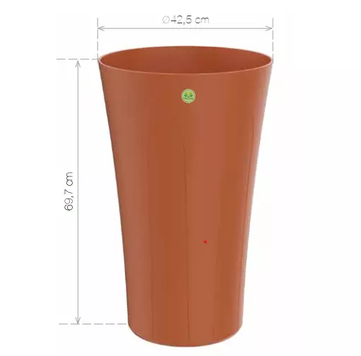 TALL FLOWER POT Recycled Plastics PP from Duytan Manufacturer Ho Chi Minh Vietnam low price hot deal high quality