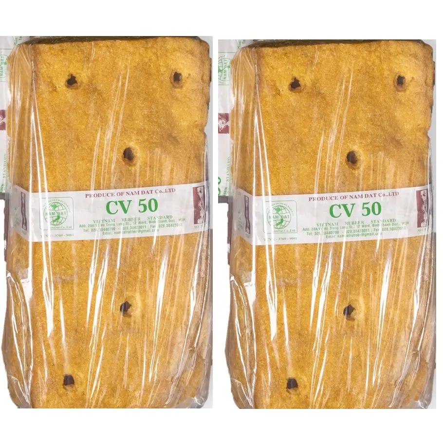 High Quality Rubber Raw Materials Wholesale price Natural rubber latex SVR CV 50 (TSR CV) made in Vietnam