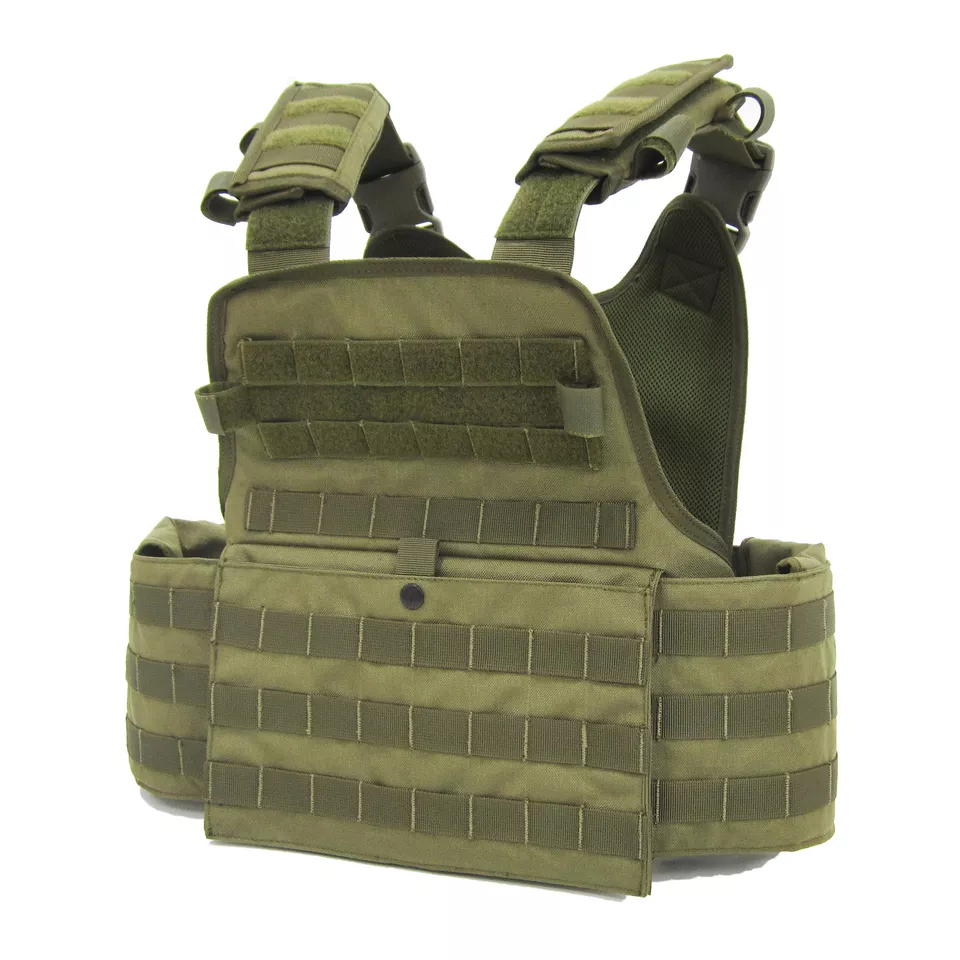 Green Color Vest Tactical Vest , Molle Tactical Mesh Vest, Plate Carrier Vest From Vietnam Backpack