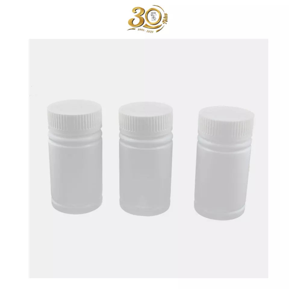 Customized Tablet Container Bottles PET Medicine Plastic Pharmaceutical Pill Screw Cap Medicine Vitamin Bottles Containers