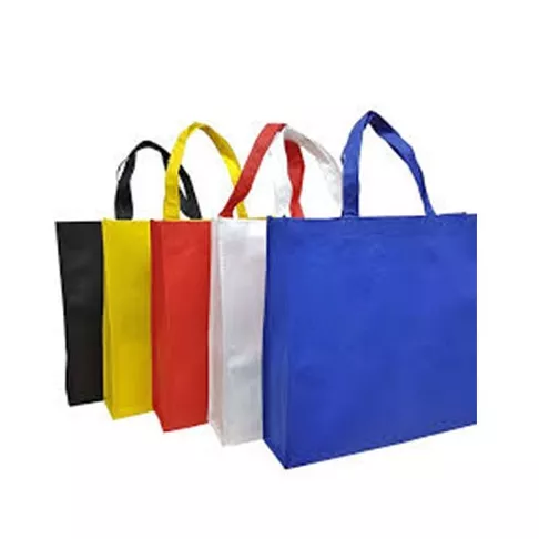 2021 Foldable Non-woven fabric bag sewing with hips & straps Best quality Custom Logo foldable plastic shopping bag