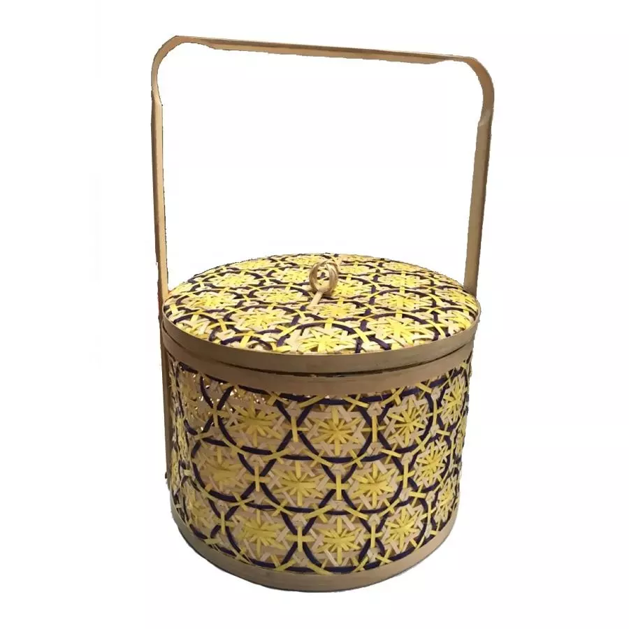 High quality rattan storage baskets Home Decoration Storage Baskets Art Decorative Gift Baskets Made in Vietnam