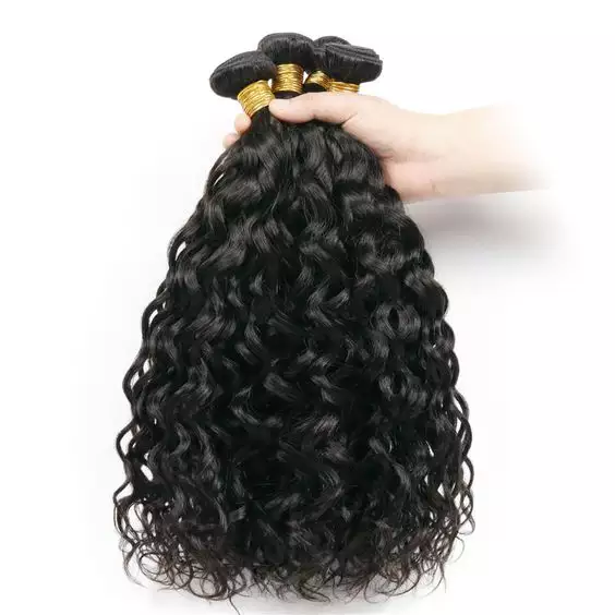 Hot sell deep water wave hair human hair bulk single body wavy hair made in Vietnam wholesale suppliers