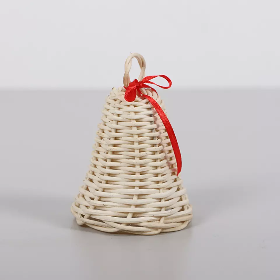 Natural Eco-friendly Rattan Christmas Decoration Christmas Bells for Christmas Decoration made in Vietnam from Keico