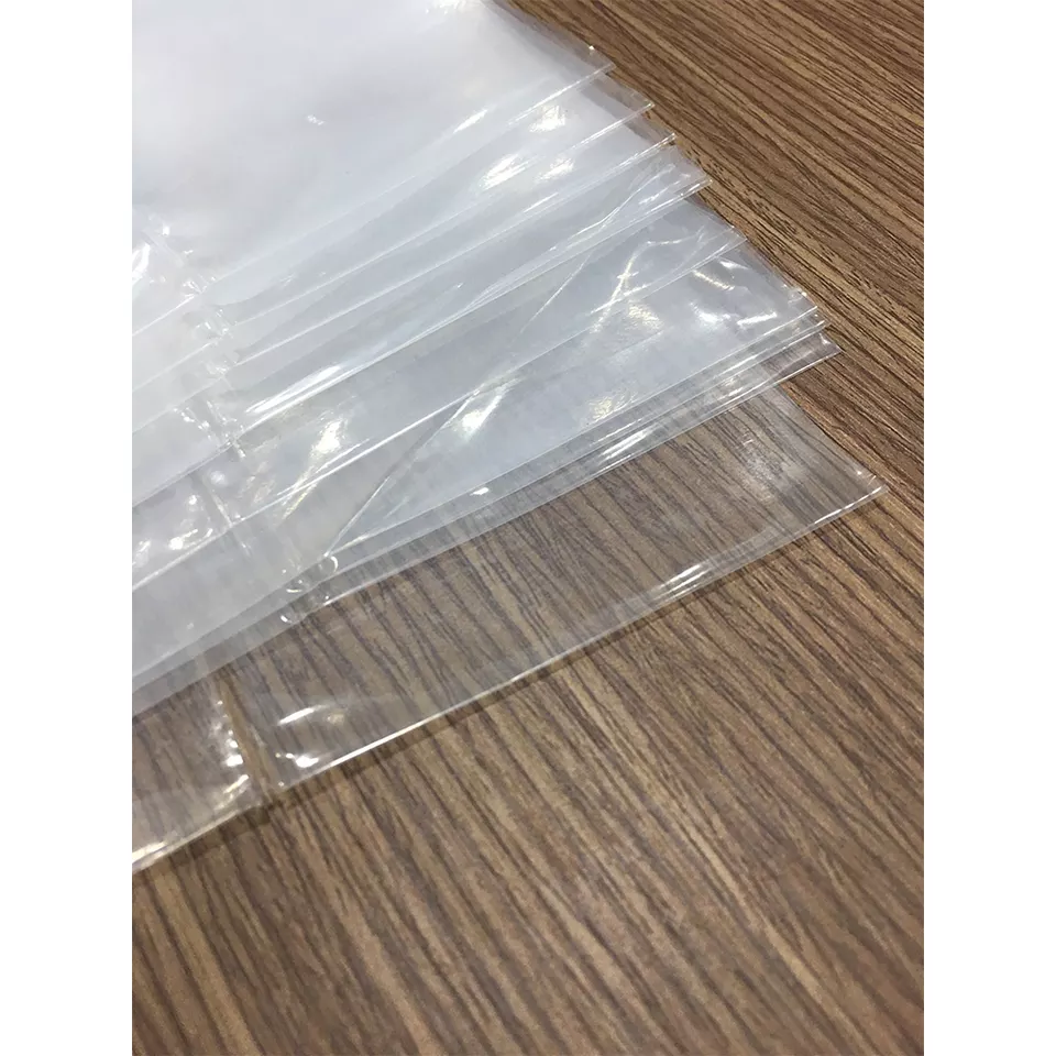 Clear Transparent LDPE bags for packaging with side gussets