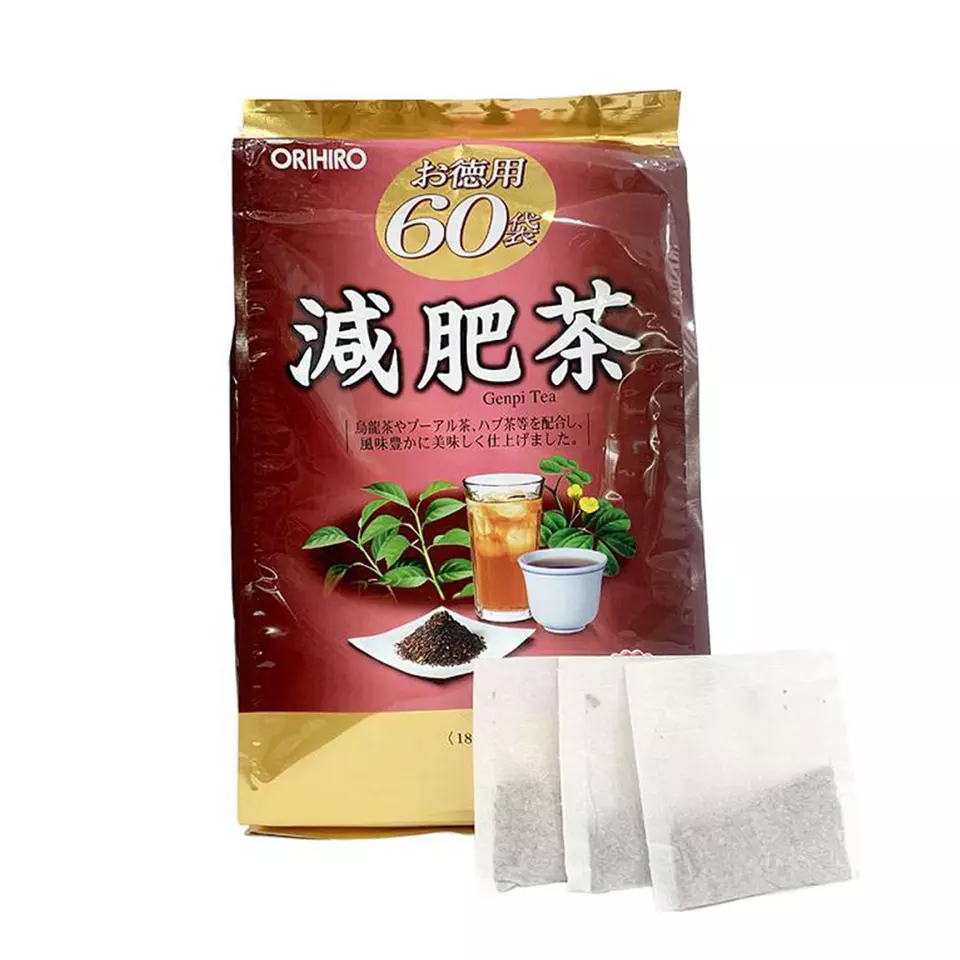 Orihiro Economic Reduced Manare Tea 60 packets Organic Healthy Flat Belly Loss Tea Best Price