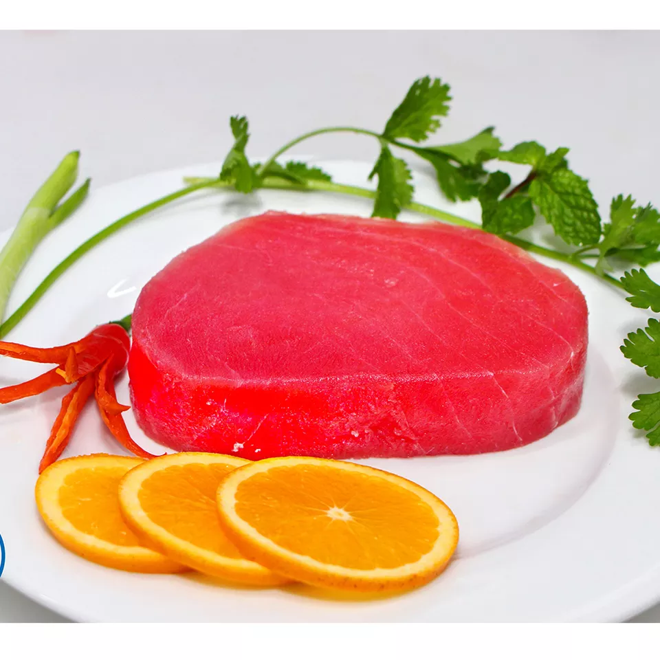 Shipping From Vietnam High Quality For Frozen Tuna Steak Hot Selling In 2021 The Yellowfin Tuna Steak CO