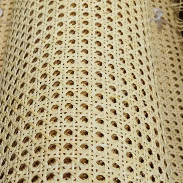 grid rolls plastic PE rattan mesh webbing cane webbing rattan wholesale