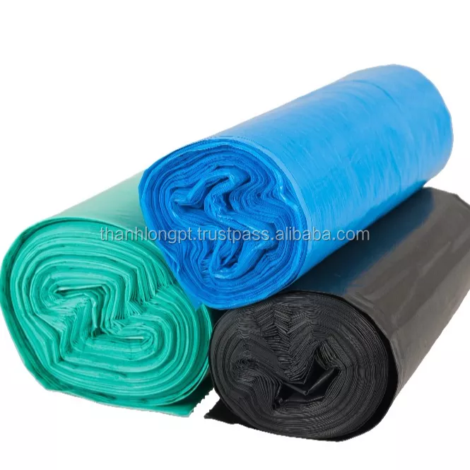 Rolls of disposable Garbage Trash Bag, Heavy duty garbage bags biodegradable waste bag Direct from Vietnam Factory