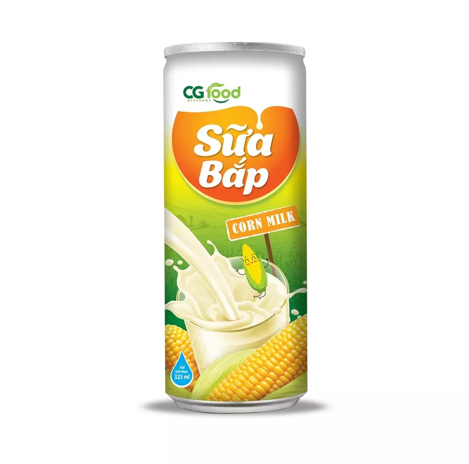 High quality Product OEM Cereal Milk Beverage Corn Milk Drink Original In Can 250ml Made From Vietnam